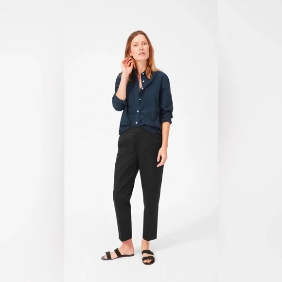 Everlane The Easy Straight Leg Chino, Black, NWT - Picture 2 of 10